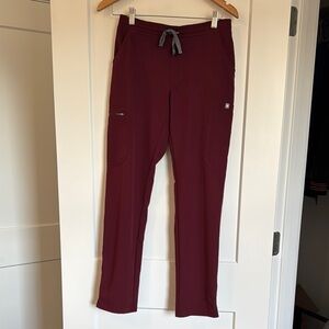 Figs Women’s Burgundy XS Yola scrub pants